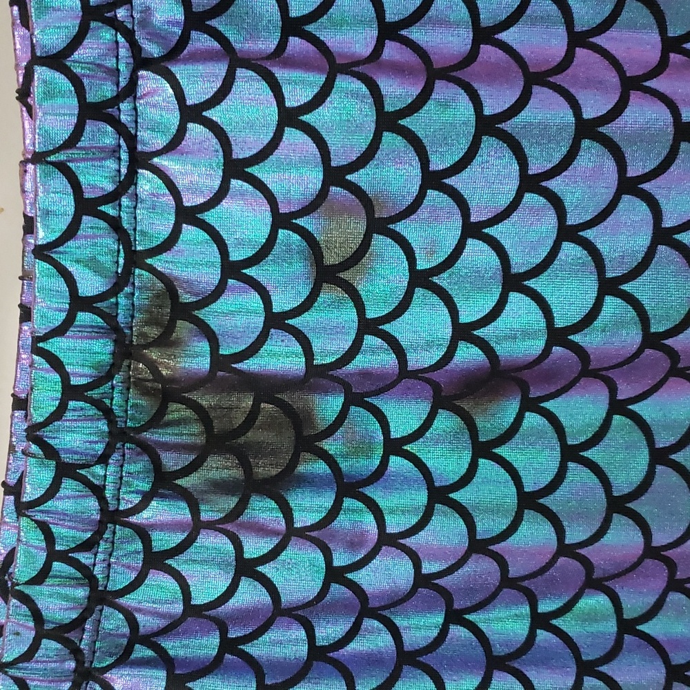 🎃Spirit Halloween 🧜♀️Iridescent mermaid scale skirt L - Picture 8 of 8